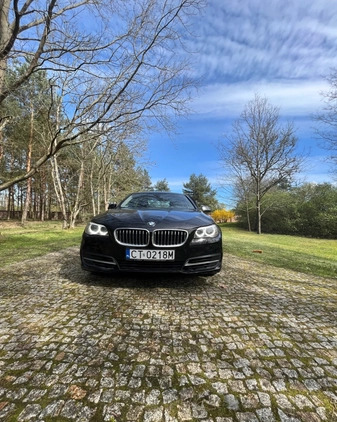 BMW Seria 5 cena 59500 przebieg: 275487, rok produkcji 2014 z Toruń małe 232